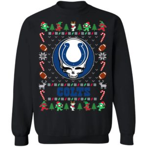 Indianapolis Colts Gratefull Dead Ugly Christmas Sweater