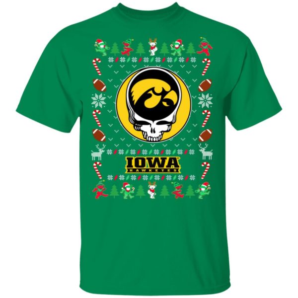 Iowa Hawkeyes Gratefull Dead Ugly Christmas Sweater
