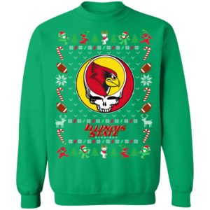 Illinois State Redbirds Gratefull Dead Ugly Christmas Sweater