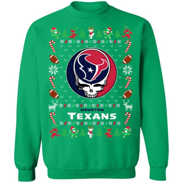Houston Texans Gratefull Dead Ugly Christmas Sweater