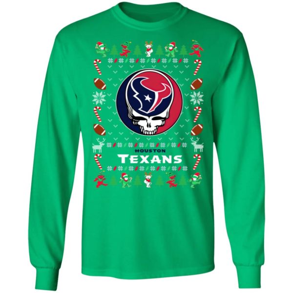 Houston Texans Gratefull Dead Ugly Christmas Sweater