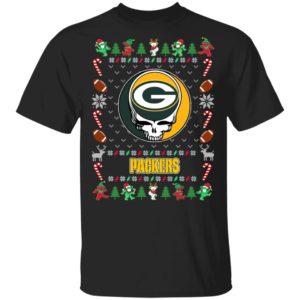 Green Bay Packers Gratefull Dead Ugly Christmas Sweater