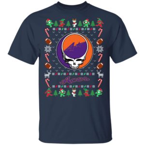 Evansville Purple Aces Gratefull Dead Ugly Christmas Sweater