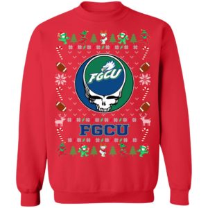 Florida Gulf Coast Eagles Gratefull Dead Ugly Christmas Sweater