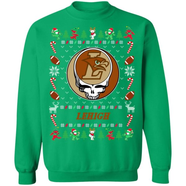 Lehigh Mountain Hawks Gratefull Dead Ugly Christmas Sweater
