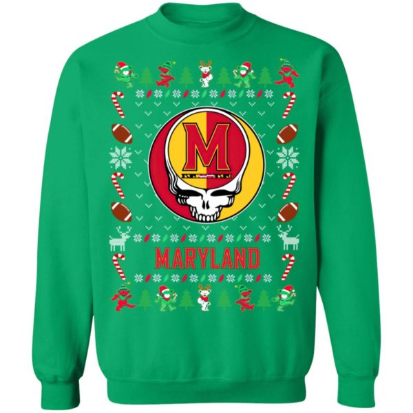 Maryland Terrapins Gratefull Dead Ugly Christmas Sweater