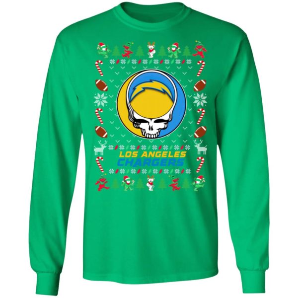 Los Angeles Chargers Gratefull Dead Ugly Christmas Sweater