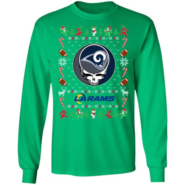 Los Angeles Rams Gratefull Dead Ugly Christmas Sweater