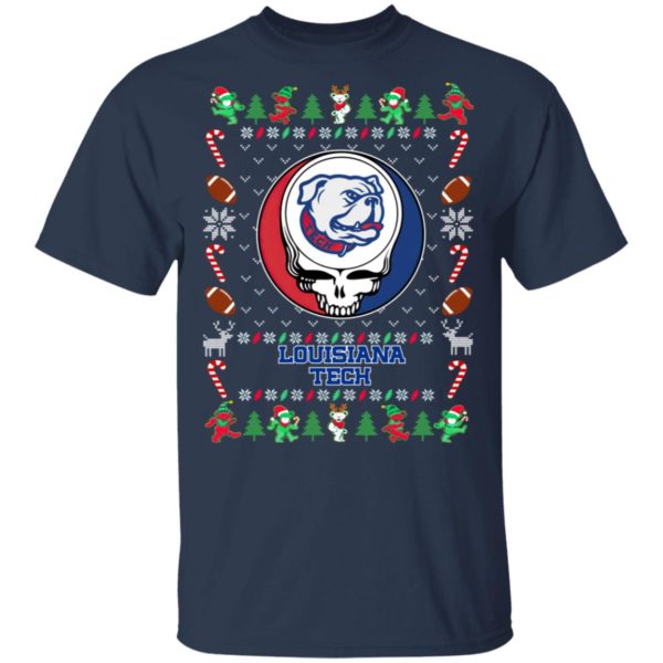 Louisiana Tech Bulldogs Gratefull Dead Ugly Christmas Sweater