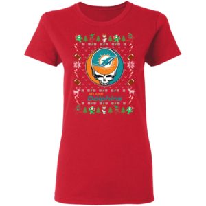 Miami Dolphins Gratefull Dead Ugly Christmas Sweater