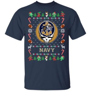 Navy Midshipmen Gratefull Dead Ugly Christmas Sweater