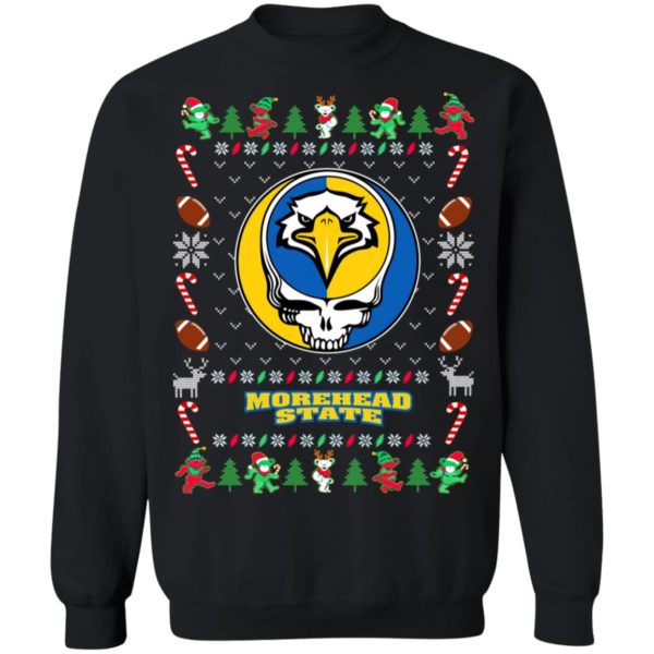Morehead State Eagles Gratefull Dead Ugly Christmas Sweater