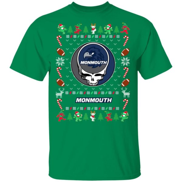 Monmouth Hawks Gratefull Dead Ugly Christmas Sweater