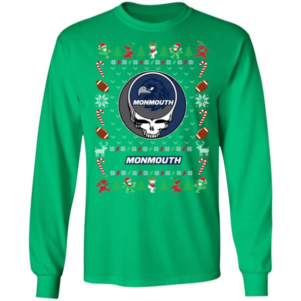 Monmouth Hawks Gratefull Dead Ugly Christmas Sweater