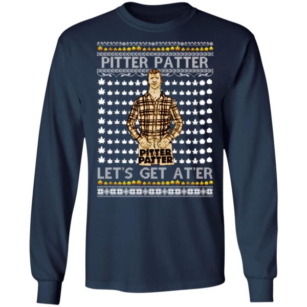 Pitter Patter Let’s Get At’er Letterkenny Ugly Christmas Sweater