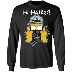 Hi Hater The Simpsons Christmas Gangster Oakland Raiders Shirt