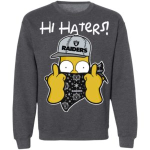 Hi Hater The Simpsons Christmas Gangster Oakland Raiders Shirt