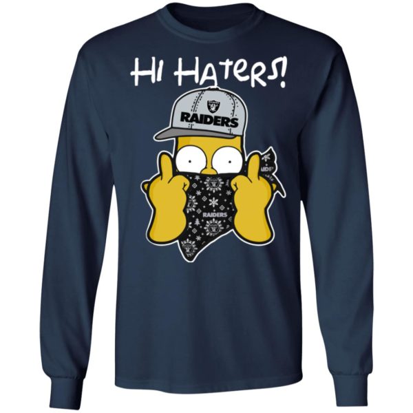 Hi Hater The Simpsons Christmas Gangster Oakland Raiders Shirt