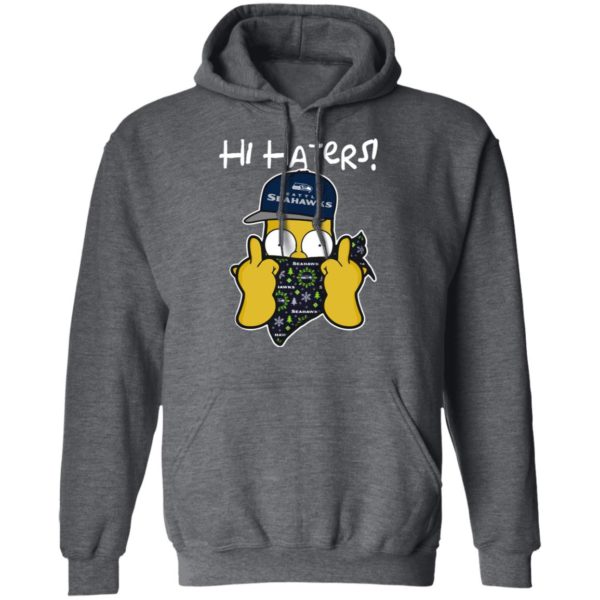 Hi Hater The Simpsons Christmas Gangster Seattle Seahawks Shirt