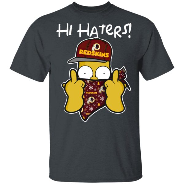 Hi Hater The Simpsons Christmas Gangster Washington Redskins Shirt