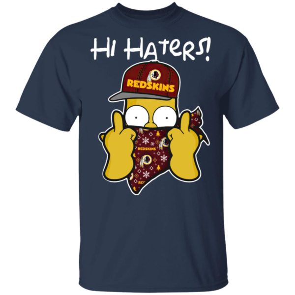 Hi Hater The Simpsons Christmas Gangster Washington Redskins Shirt