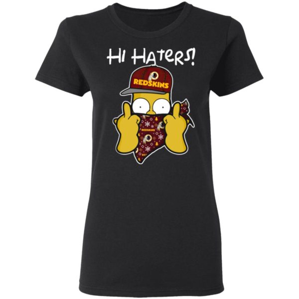 Hi Hater The Simpsons Christmas Gangster Washington Redskins Shirt