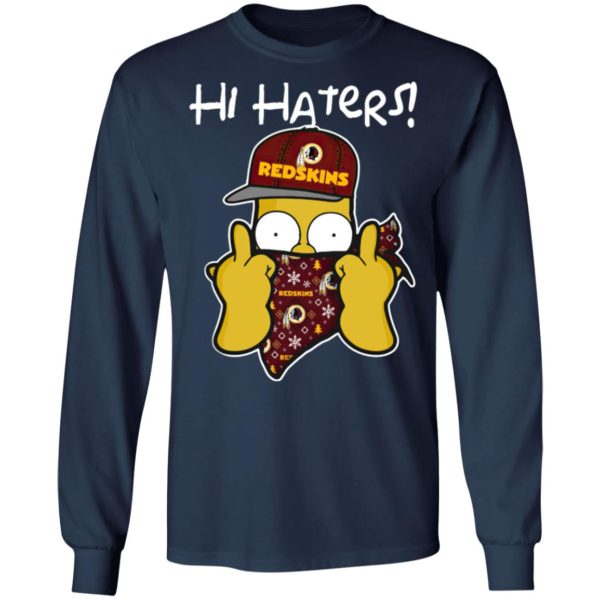 Hi Hater The Simpsons Christmas Gangster Washington Redskins Shirt