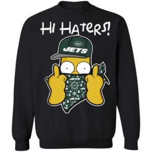 Hi Hater The Simpsons Christmas Gangster New York Jets Shirt