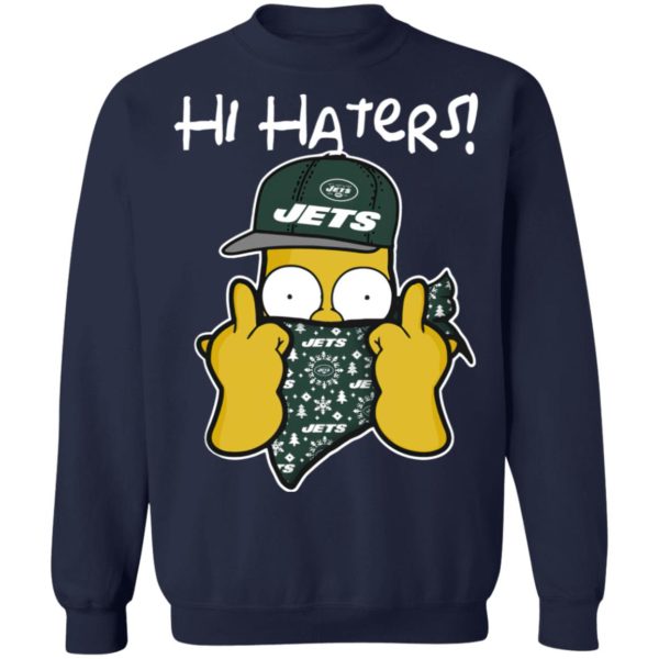 Hi Hater The Simpsons Christmas Gangster New York Jets Shirt