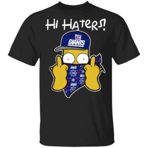 Hi Hater The Simpsons Christmas Gangster New York Giants Shirt