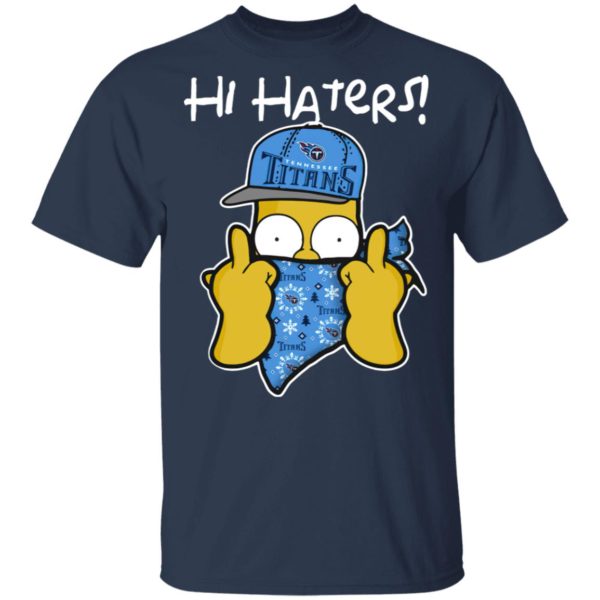 Hi Hater The Simpsons Christmas Gangster Tennessee Titans Shirt