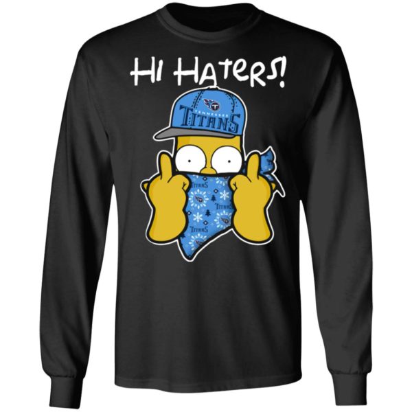 Hi Hater The Simpsons Christmas Gangster Tennessee Titans Shirt