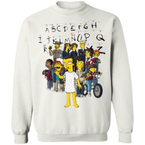 The Simpsons Mashup Christmas Decoration Stranger Things Shirt