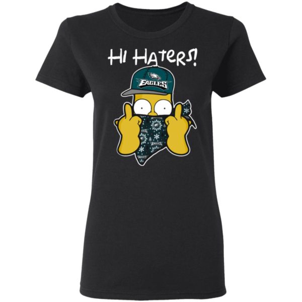 Hi Hater The Simpsons Christmas Gangster Philadelphia Eagles Shirt