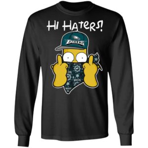 Hi Hater The Simpsons Christmas Gangster Philadelphia Eagles Shirt