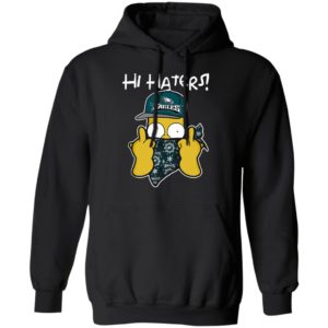 Hi Hater The Simpsons Christmas Gangster Philadelphia Eagles Shirt