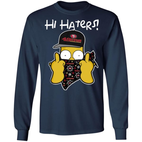 Hi Hater The Simpsons Christmas Gangster San Francisco 49ers Shirt