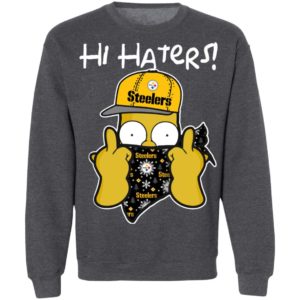 Hi Hater The Simpsons Christmas Gangster Pittsburgh Steelers Shirt