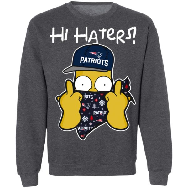 Hi Hater The Simpsons Christmas Gangster New England Patriots Shirt