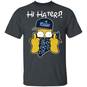 Hi Hater The Simpsons Christmas Gangster Los Angeles Rams Shirt