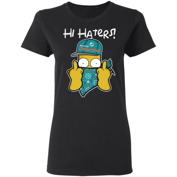 Hi Hater The Simpsons Christmas Gangster Miami Dolphins Shirt