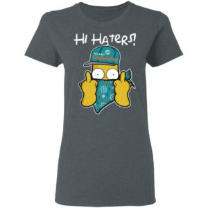 Hi Hater The Simpsons Christmas Gangster Miami Dolphins Shirt