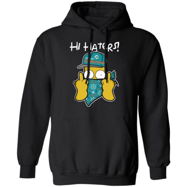 Hi Hater The Simpsons Christmas Gangster Miami Dolphins Shirt