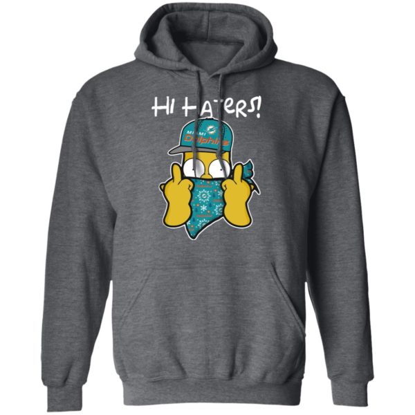 Hi Hater The Simpsons Christmas Gangster Miami Dolphins Shirt