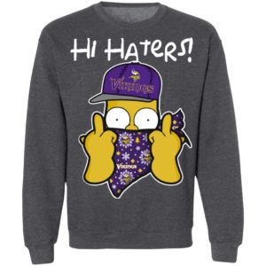 Hi Hater The Simpsons Christmas Gangster Minnesota Vikings Shirt