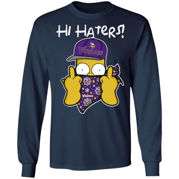 Hi Hater The Simpsons Christmas Gangster Minnesota Vikings Shirt