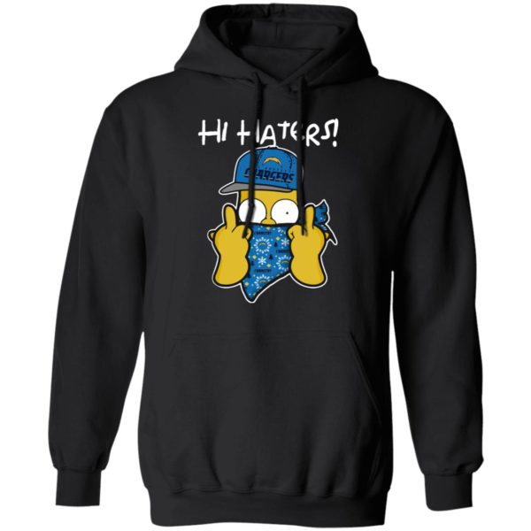 Hi Hater The Simpsons Christmas Gangster Los Angeles Chargers Shirt
