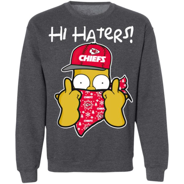 Hi Hater The Simpsons Christmas Gangster Kansas City Chiefs Shirt