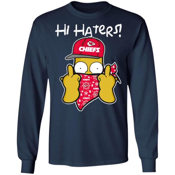 Hi Hater The Simpsons Christmas Gangster Kansas City Chiefs Shirt