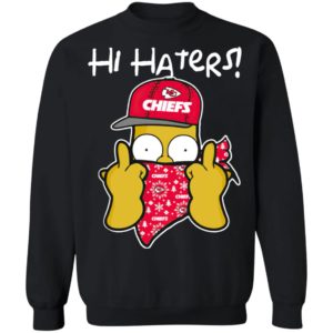 Hi Hater The Simpsons Christmas Gangster Kansas City Chiefs Shirt